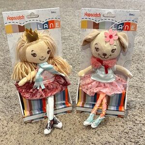 Plush Doll Set - Blonde and Bunny